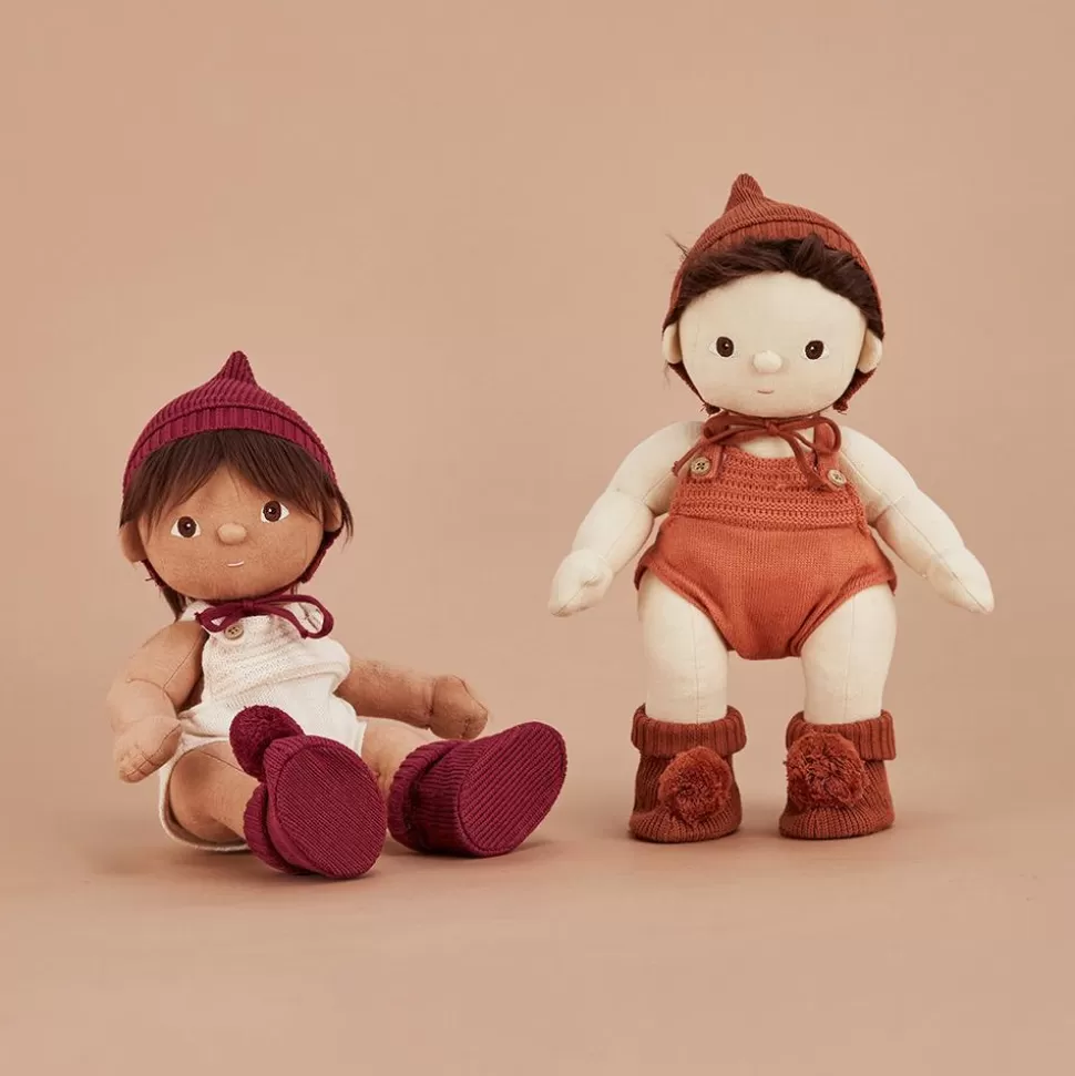 Kids Olli Ella Indoor Play | Doll Accessories<Dinkum Dolls Knit Set - Umber