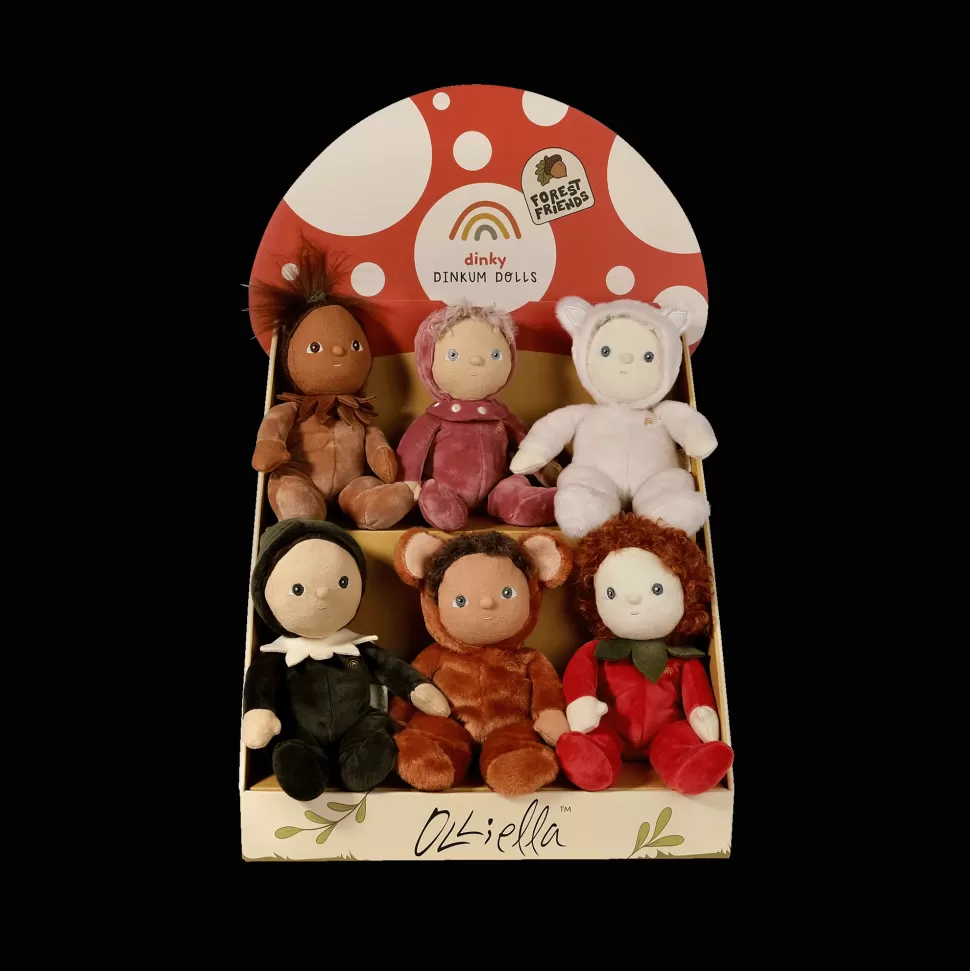 Olli Ella Soft Toys | Small World Play<Dinky Dinkums Forest Friends - Multi Pack