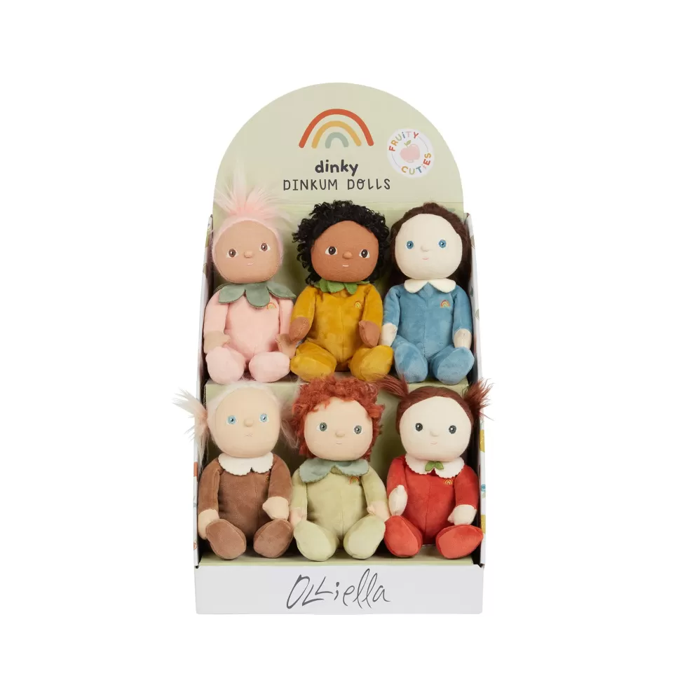 Olli Ella Soft Toys | Small World Play<Dinky Dinkums Fruity Cuties - Multi Pack