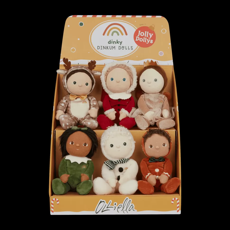 Olli Ella Soft Toys | Small World Play<Dinky Dinkums Jolly Dollies - Multi Pack