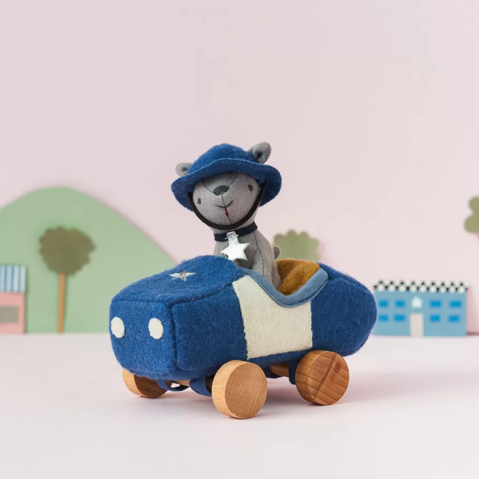 Kids Olli Ella Indoor Play | Small World Play<Holdie Dog-Go - Officer - Blue