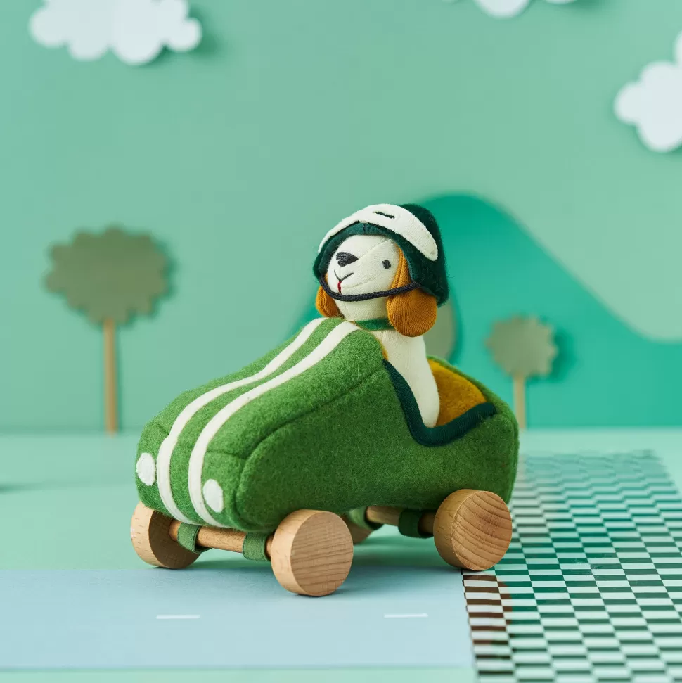 Kids Olli Ella Indoor Play | Small World Play<Holdie Dog-Go - Racer Boy - Green