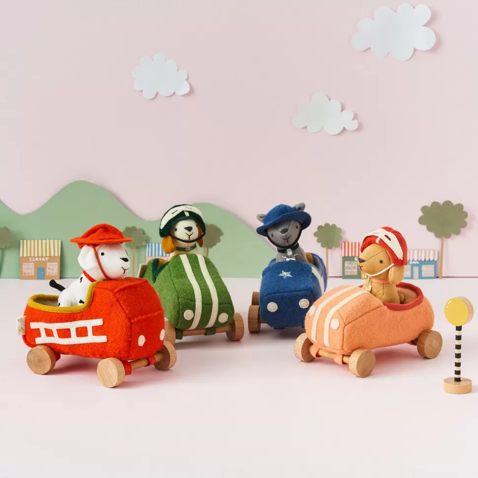 Kids Olli Ella Indoor Play | Small World Play<Holdie Dog-Go - Racer Boy - Green