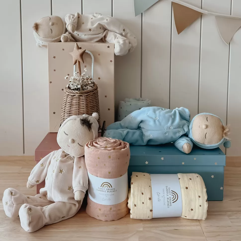 Kids Olli Ella Indoor Play | Soft Toys - Newborns<Lullaby Dozy Dinkum Gift Set - Luna