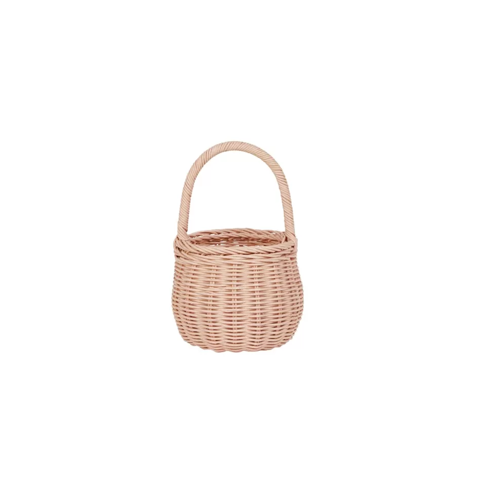 Kids Olli Ella Outdoor Play | To Carry<Rattan Berry Basket - Rose