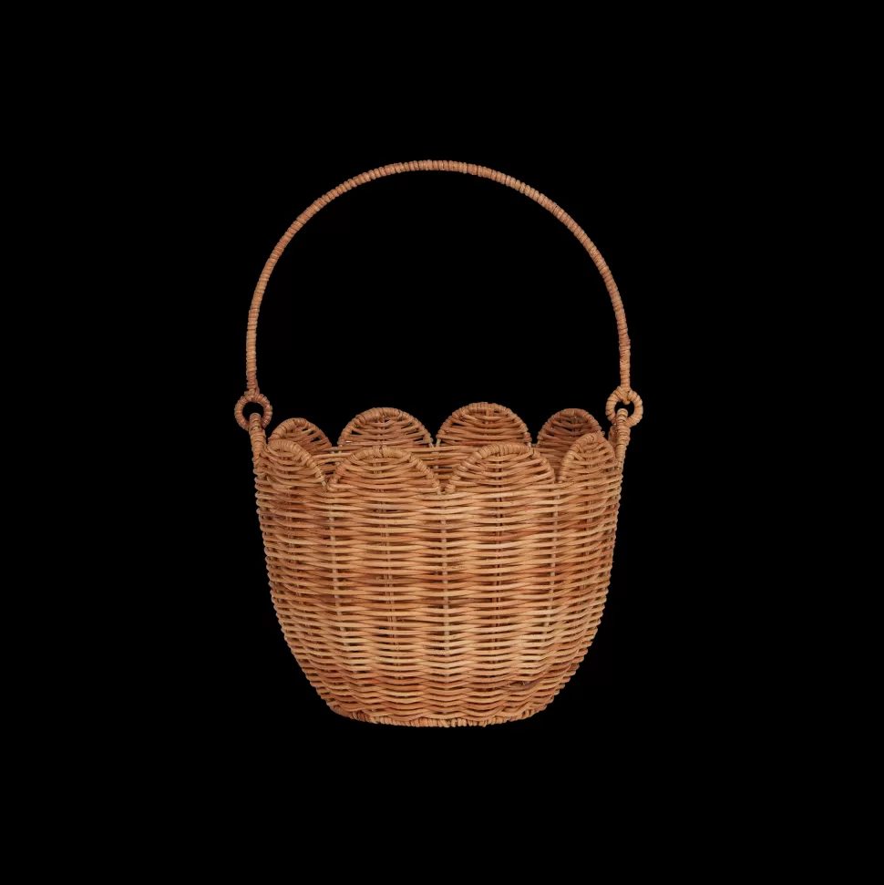 Olli Ella Nursery<Rattan Tulip Carry Basket - Natural