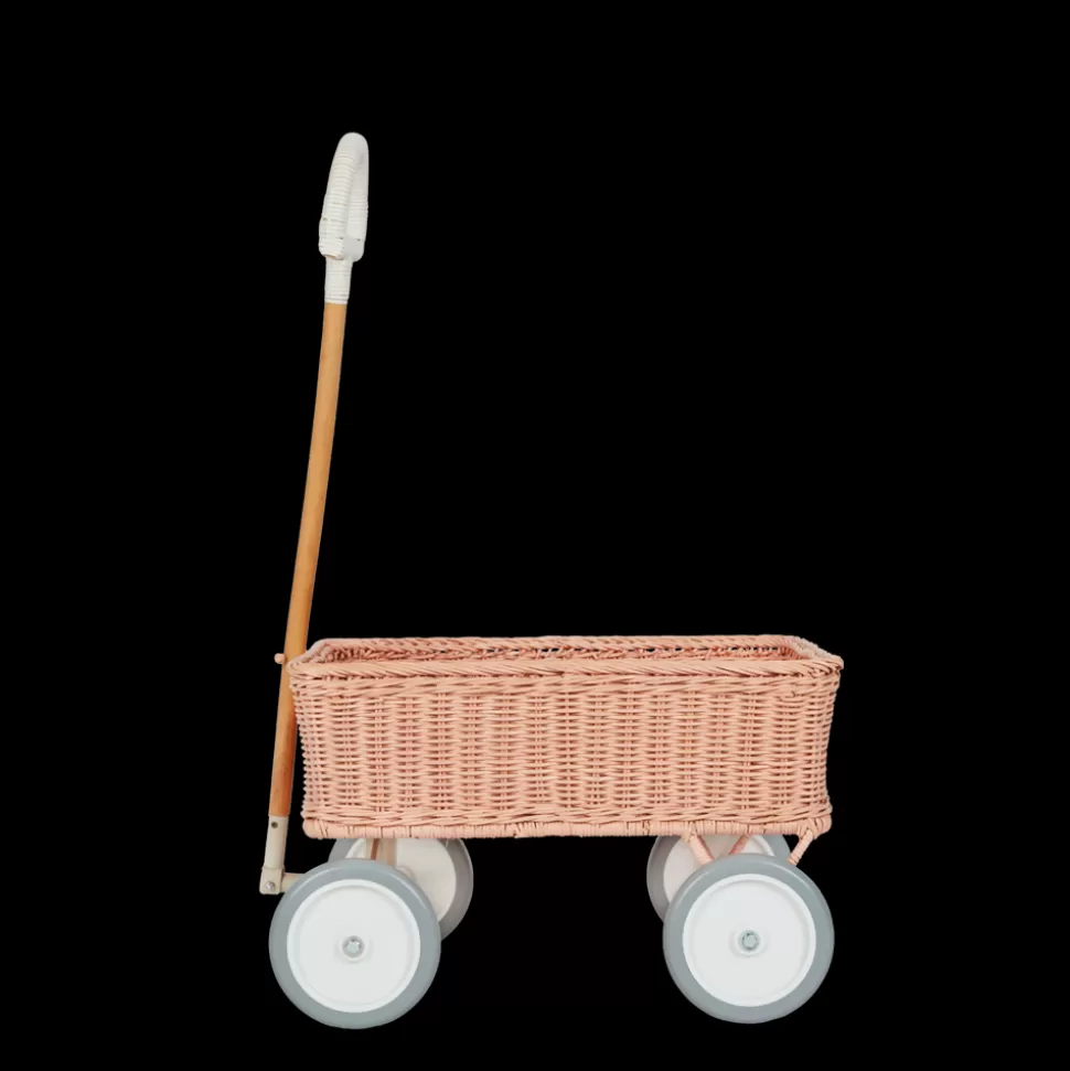 Kids Olli Ella Outdoor Play | On Wheels<Rattan Wonder Wagon - Rose