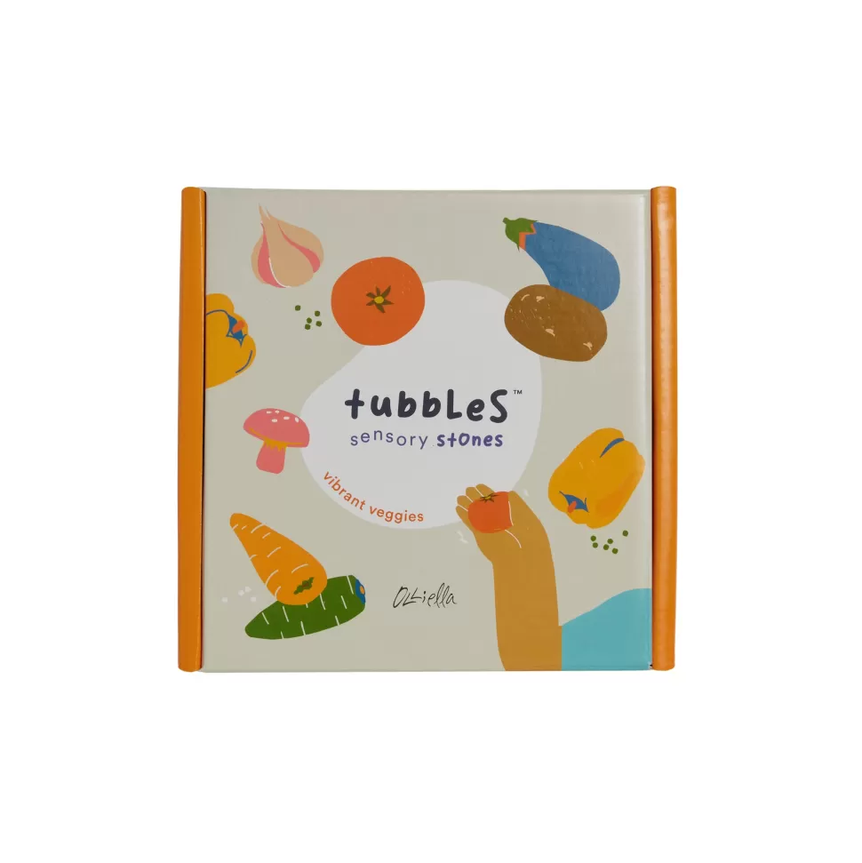 Kids Olli Ella Craft & Activity | Outdoor Play<Tubbles - Sensory Stones - Vibrant Veggies